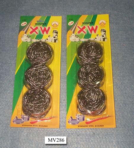 3Pcs S/S Scourer B/C 10G/Each