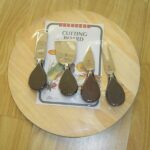 4Pcs Cheese Knife W/Cutting Board