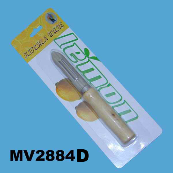 MV2884D 1Pcs Peeler Wooden Handle B.C