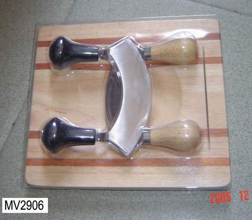 MV2906 2Pcs Vegetable Knife W/ Cutting Board