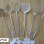 Nylon   Spoon W/Stainless Steel Handle