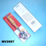 Deluxe Ice Cream Spoon W/ Wooden Handle  D/B
