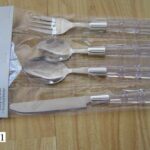 4Pcs Cuttlery Set Pbh(Pvc Bag) Acrylic Handle