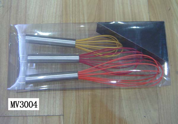 MV3004 3Pcs Egg Beater In Pvc Box