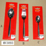 6Pcs S/S Teaspoon B/C