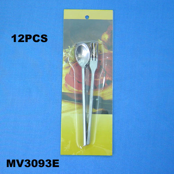 12Pcs Cutlery Set Insert Card