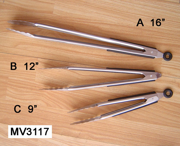 MV3117A 16" S/S Food Tong