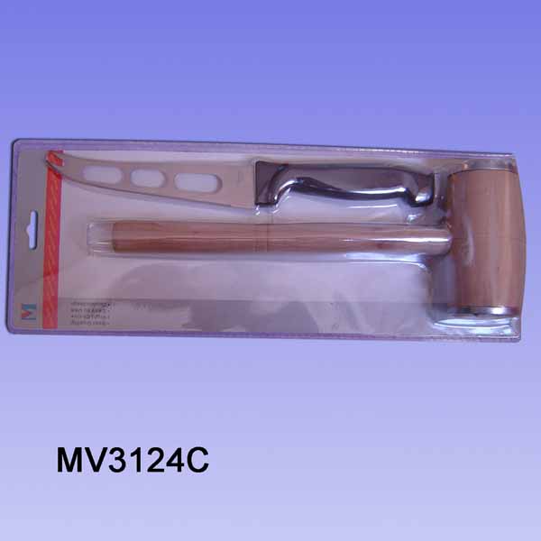 MV3124C Steak Hammer + Knife