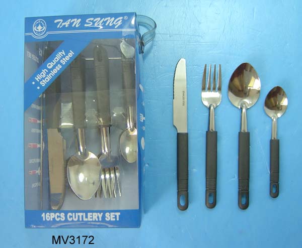 16 Pcs Cutlery Set In Pvc Box