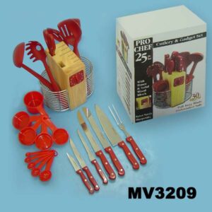 25Pcs Cutlery & Gadget Set