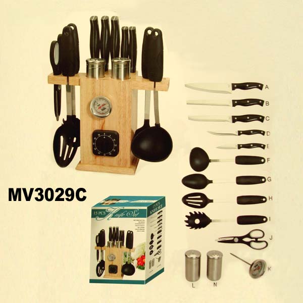MV3209C 15Pcs Kitchen Set