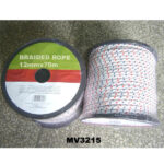 12Mmx70M P.P. Braided Rope 16 Plaits In Large Paper Reel