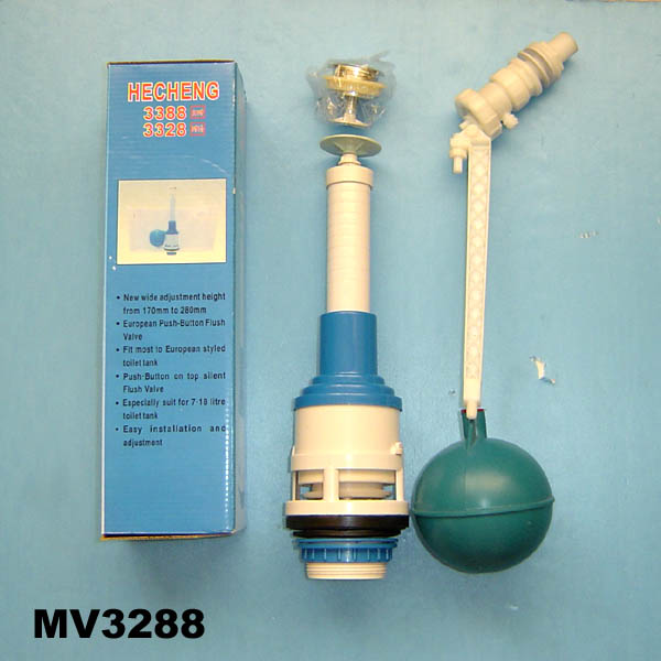 MV3288 Toppush-Button Silent Flushvalve