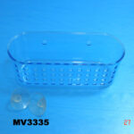 Plastic Bath Rack 2Pcs Cup Suction