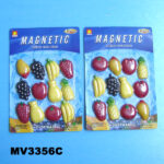 Fruit Magnet 12 Piece ( Notage Sticker) B/C
