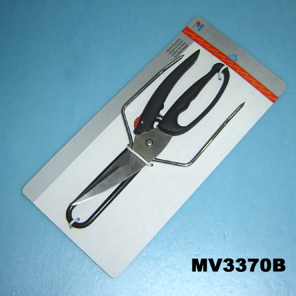 MV3370B 2Pcs Bbq Set Chicken Scissors & Turkey Lifter T/C