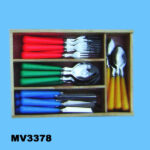 24Pcs Cutlery Set In Wooden Box