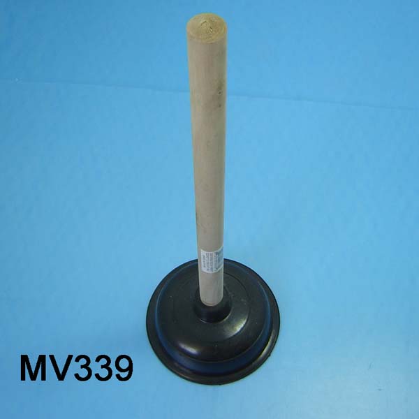 MV339 Rubber Plunge W/Wooden Handle