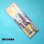 S.S. Bread Knife & Food Tong D/B
