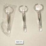Metal Tweezer With Plastic Magnifying Glass
