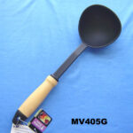 Nylon Ladle Wooden  Handle