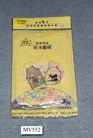 MV552 A9583 Apron In Pvc Bag