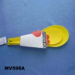 Set Of 2 Plastic Salad Spoons