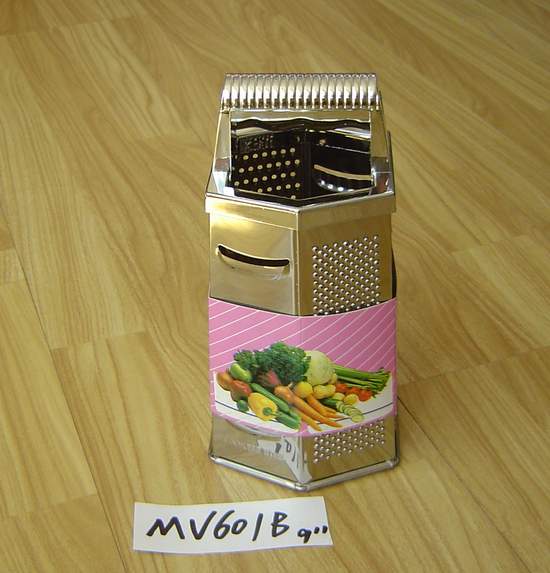 MV601B 9" 6 Side Grater S/S