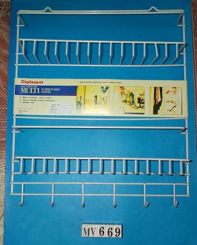 MV669 2 Tiers Vinyl Coated Sundries Rack