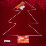 Vinyl Coated Christmas Tree Form Light Rack