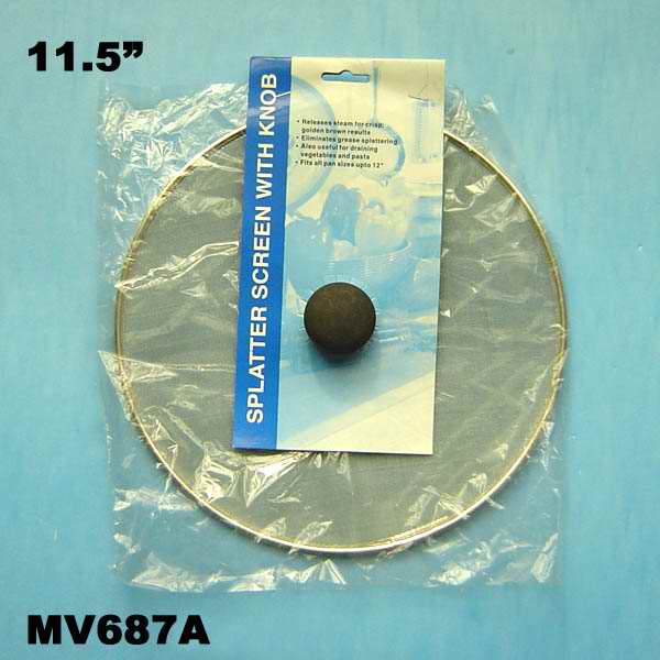 MV687A Splatter Screen With Knob 11.5"