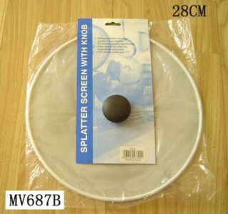 28Cm Splatter Cover W/Head Card