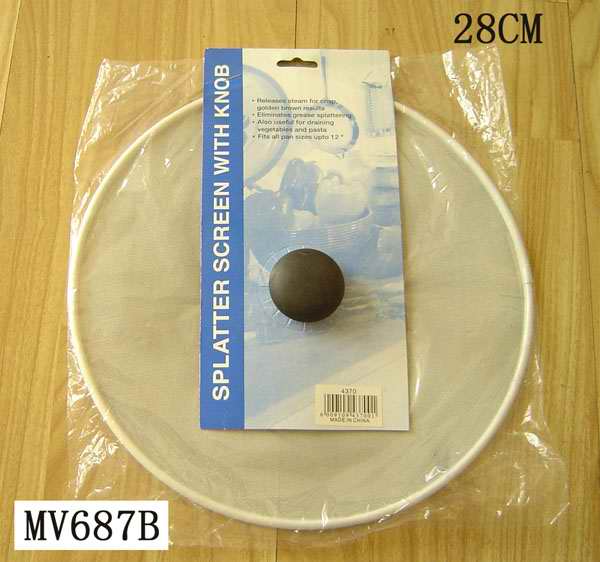 MV687B 28Cm Splatter Cover W/Head Card