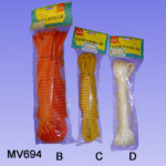 A185 12M 4Mm Pe Rope In Pvc Bag W/Hang Card