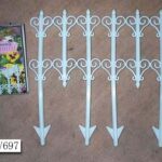 2Pcs Plastic Garden Fence