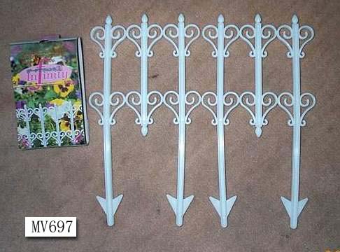 2Pcs Plastic Garden Fence