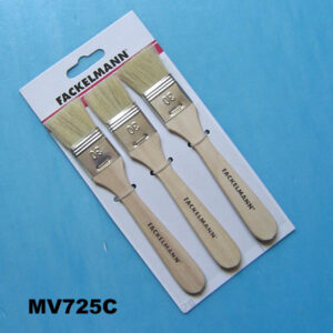 3Pcs Brush W/ Wooden Handle