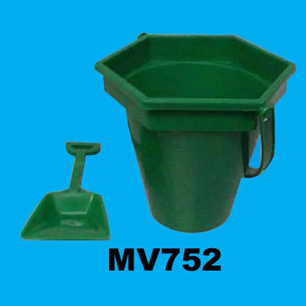 Plastic Barrel & Shovel