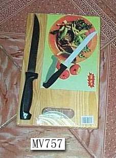 MV757 Cutting Board W/ 8" Knife