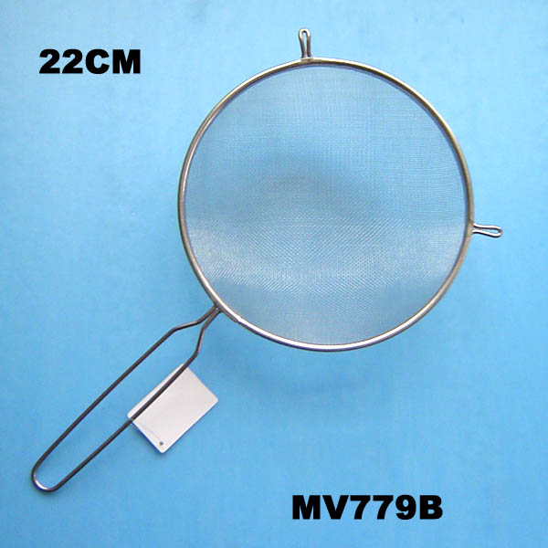 MV779B 22Cm Chrome Plating Strainer