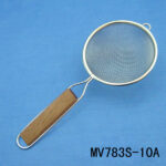 10Cm Wooden Handle S/S Stainer