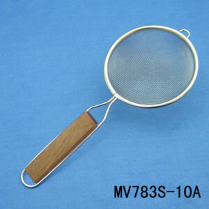 10Cm Wooden Handle S/S Stainer