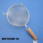 16Cm Stainer S.S. W/ Wooden Handle