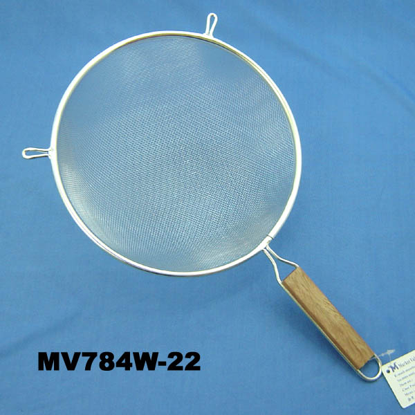 MV784W-22 8.5" Chrome Plating Strainer Tag