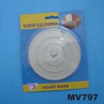 11Cm Rubber Sink Stopper In Polybag