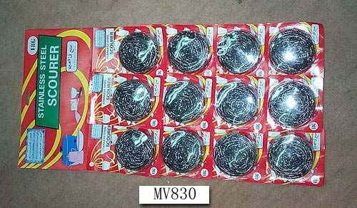 MV830 12Pcs S/S Scourer B/C