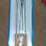 4Pcs Wooden Handle Meat Forks B/C