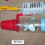 Milk Bottle & Brush Set In Pvc Bag W/Hang Card