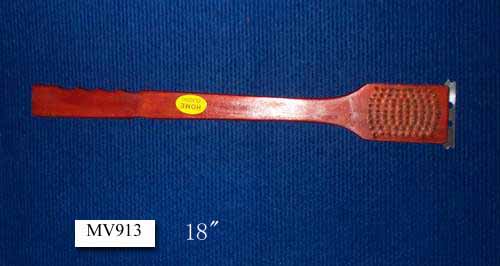 18" Wooden Handle Copper Scourer