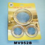 3Pcs S/S Sink Strainer T/C